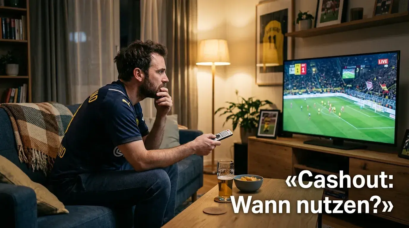 Cashout Sportwetten Fußball Funktion erklärt