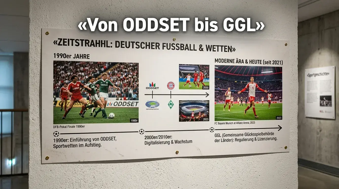 Geschichte Sportwetten Deutschland ODDSET bis GGL