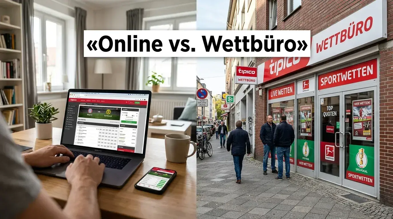 Online Sportwetten vs Wettbüro Vergleich