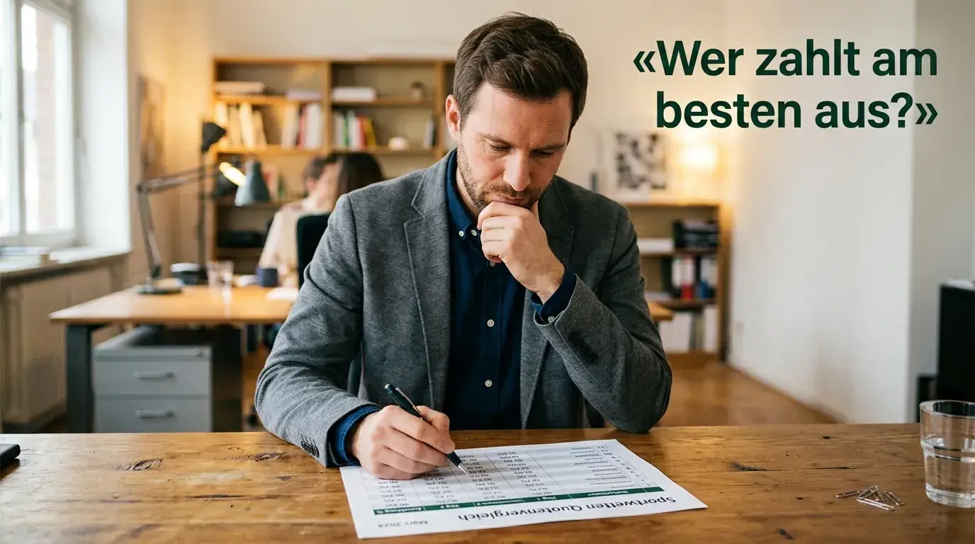 Quotenschlüssel Vergleich Fußball Wettanbieter