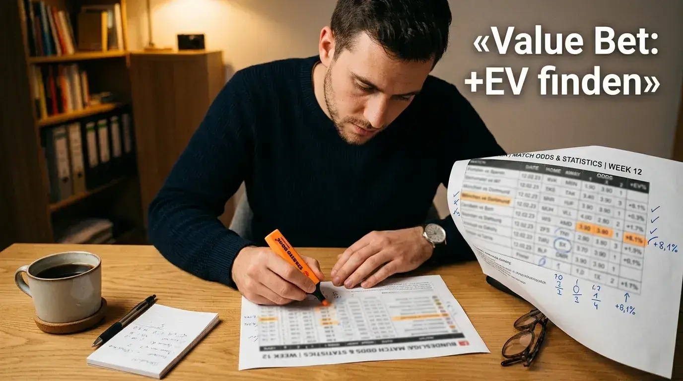 Value Bet Fußball Quotenanalyse Strategie